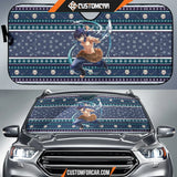 Hashibira Inosuke Demon Slayer Christmas Car Sun Shade Anime