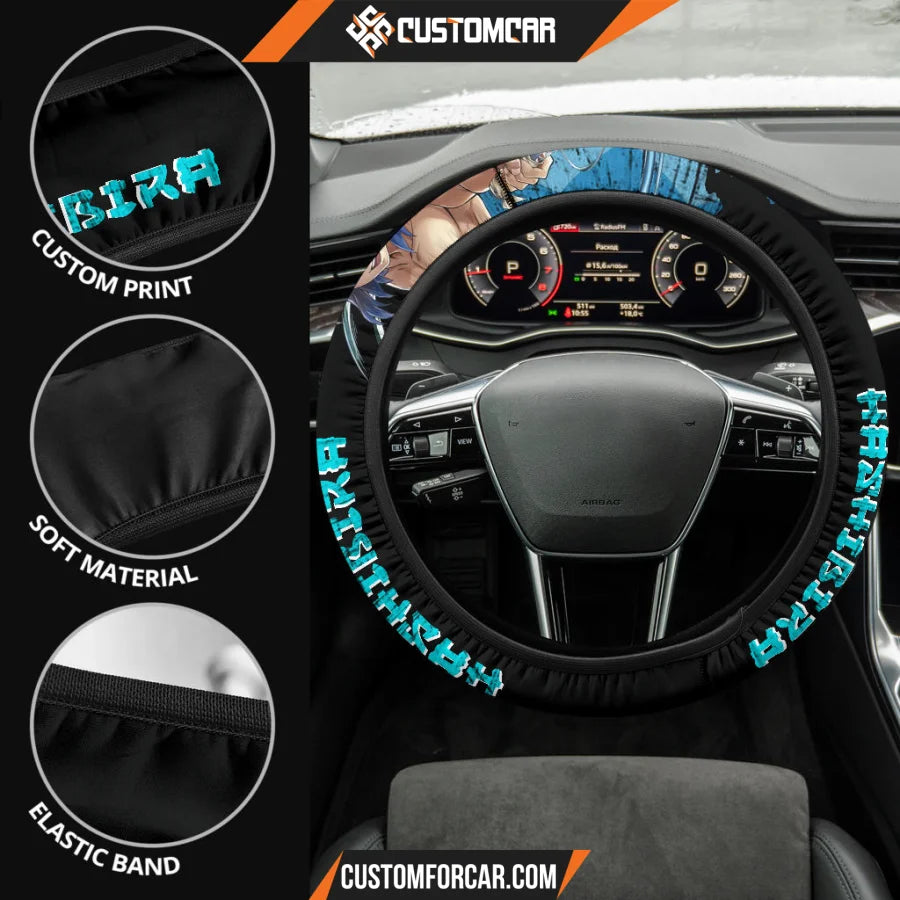 Hashibira Inosuke Demon Slayer Steering Wheel Cover Anime