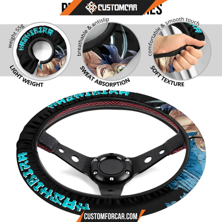 Hashibira Inosuke Demon Slayer Steering Wheel Cover Anime