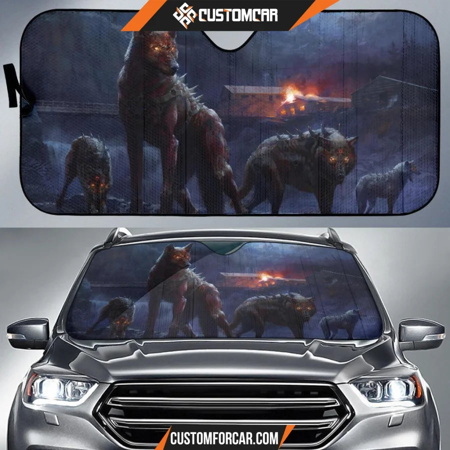 Hell Wolf Auto Sun Shades