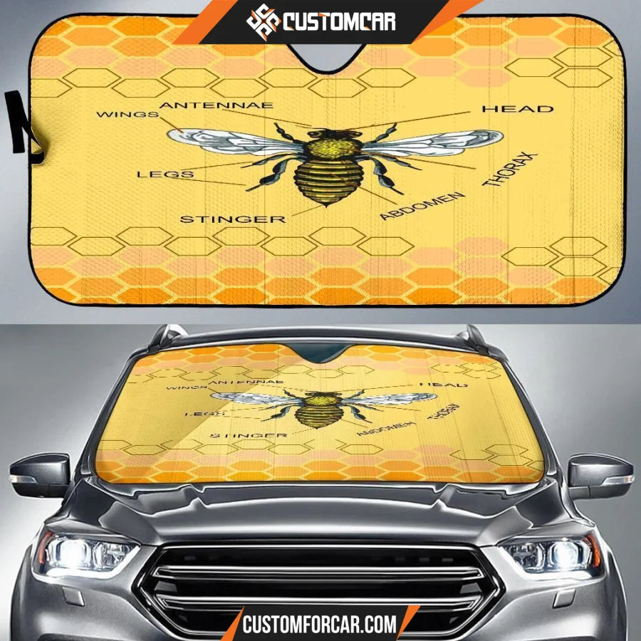 Honey Bee Car Sun Shades Auto