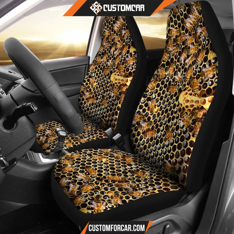 Honey Bees Car Seat Covers Decor For Car Ideas R031302 - Car