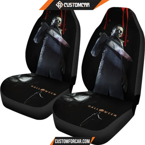 Horror Movie Car Seat Covers Michael Myers Murder Bloody