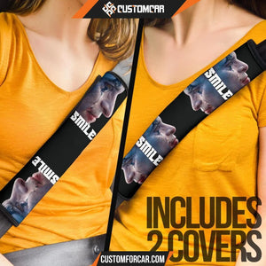 Horror Movie Seat Belt Covers Smile Joker Crying Black Tear 