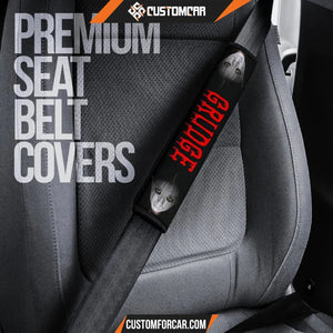 Horror Movie Seat Belt Covers The Grudge Female Face Black 