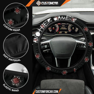 Horror Movie Steering Wheel Cover - Another Game Jigsaw 