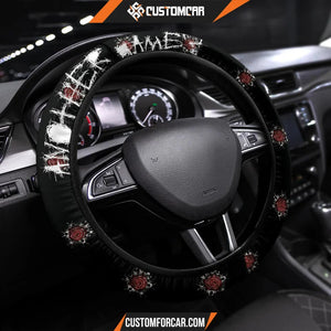 Horror Movie Steering Wheel Cover - Another Game Jigsaw 