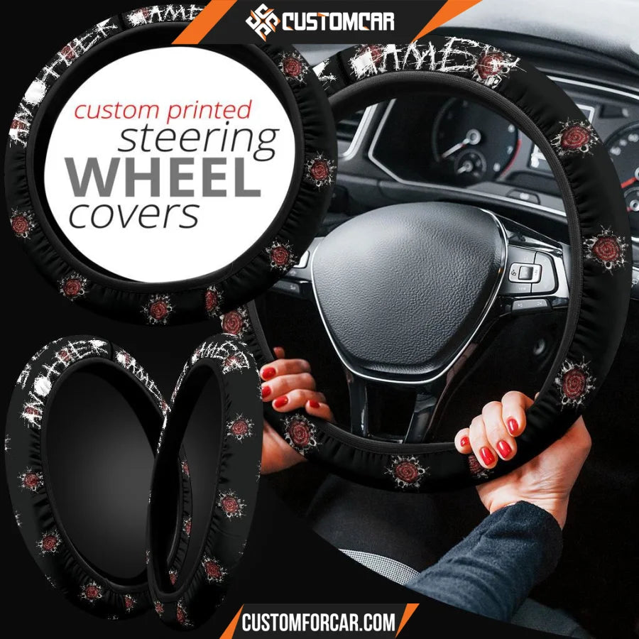 Horror Movie Steering Wheel Cover - Another Game Jigsaw 