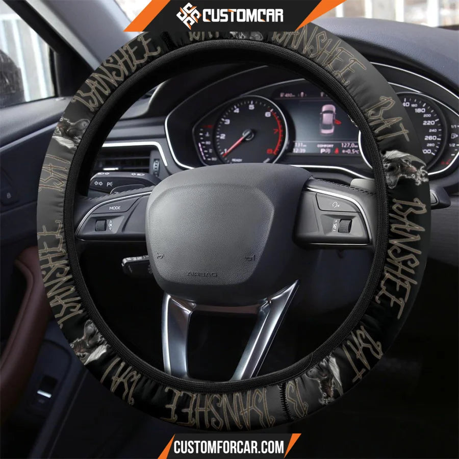 Horror Movie Steering Wheel Cover Bat Banshee Animal With 