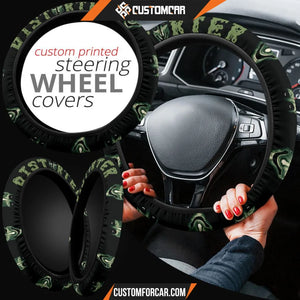 Horror Movie Steering Wheel Cover Distorter Monster Face 