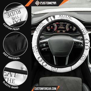 Horror Movie Steering Wheel Cover Eat The Rude Deer Animal 