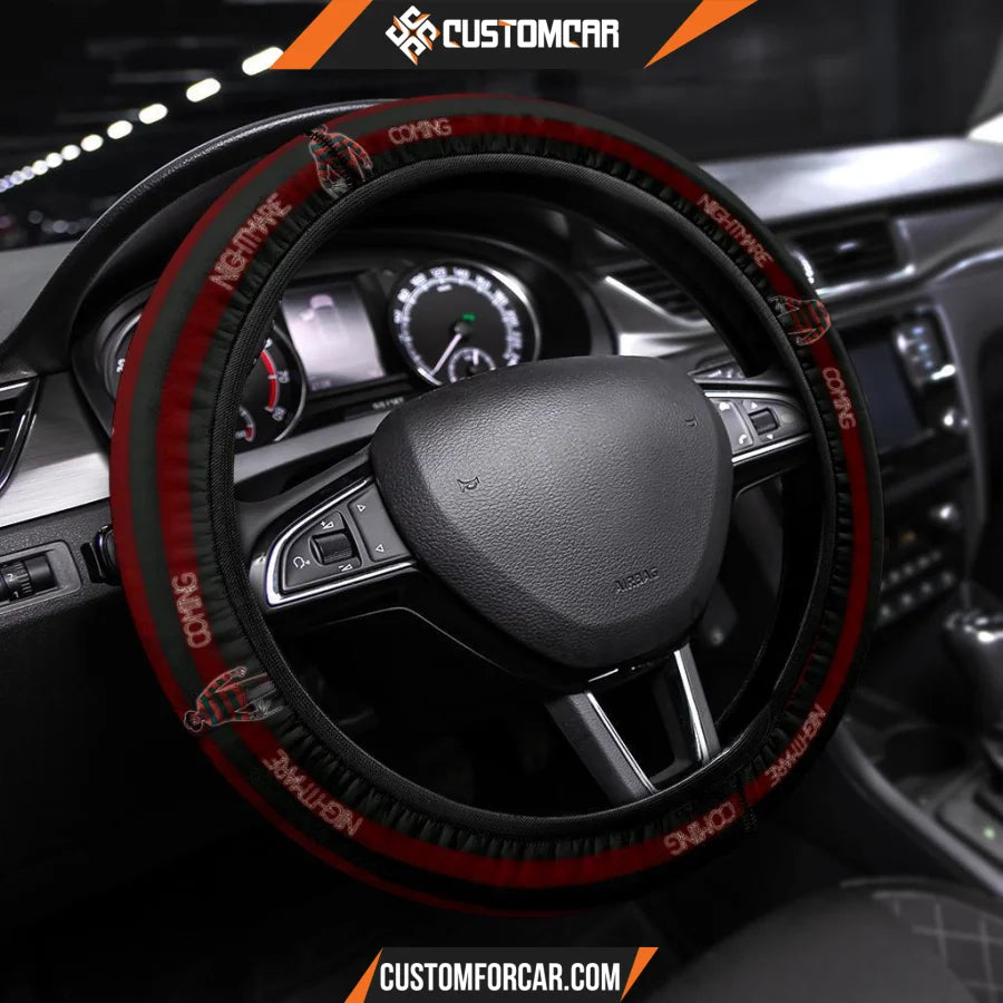 Horror Movie Steering Wheel Cover Freddy Krueger Nightmare 