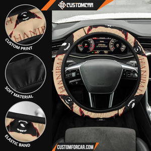 Horror Movie Steering Wheel Cover Hanibal Eat The Rude Black