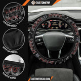 Horror Movie Steering Wheel Cover - Reaper Death Skulls 