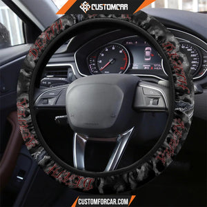 Horror Movie Steering Wheel Cover - Reaper Death Skulls 