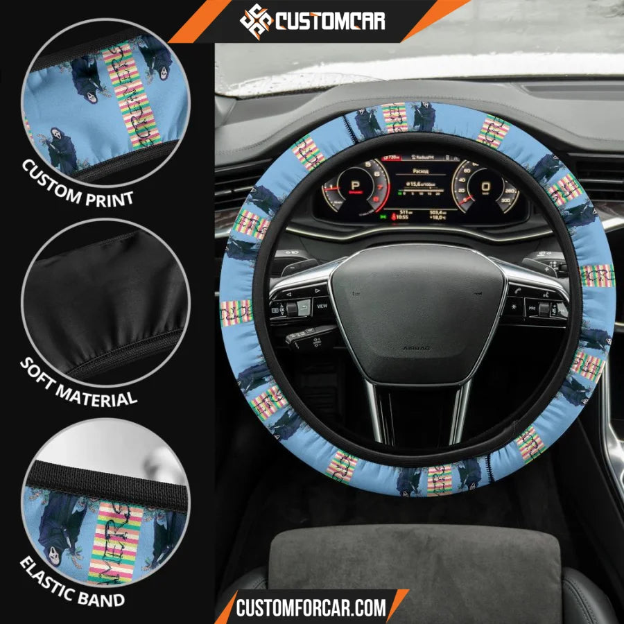 Horror Movie Steering Wheel Cover Screamers Ghostface 