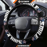 Horror Movie Steering Wheel Cover Smile Joker Crying Black 