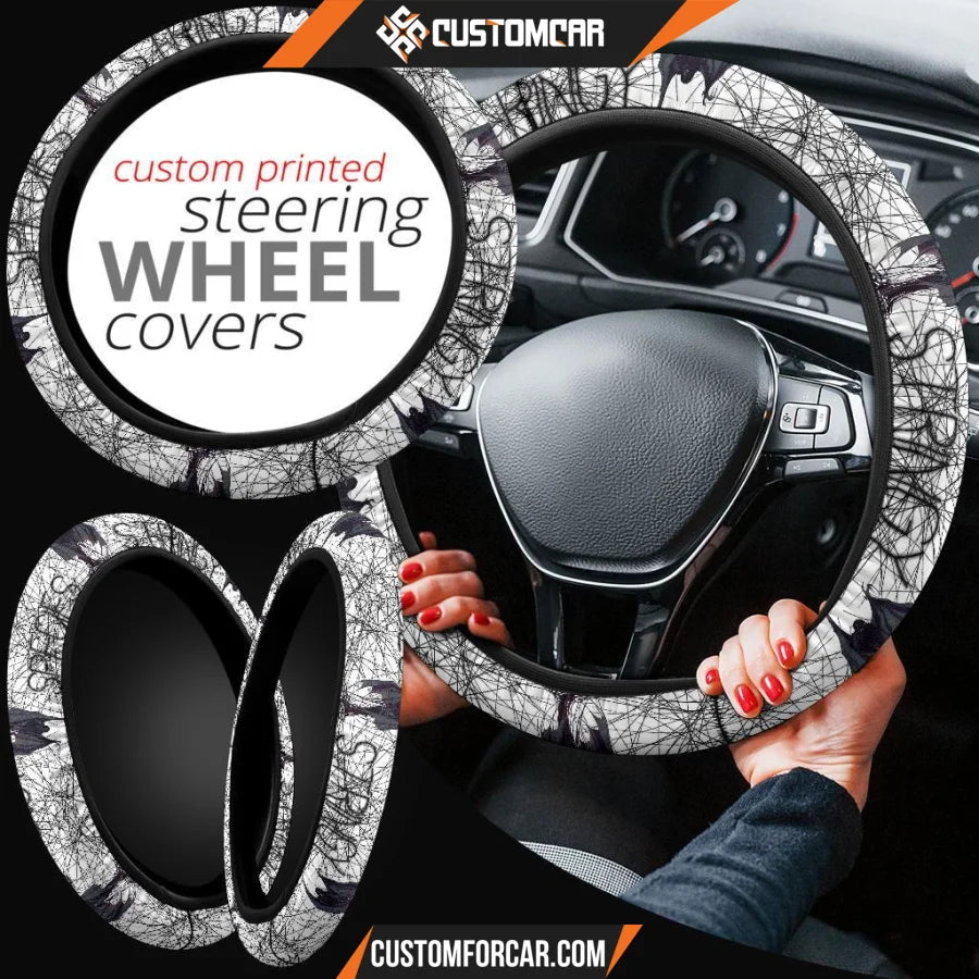 Horror Movie Steering Wheel Cover Stringy Species Monster Of