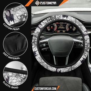 Horror Movie Steering Wheel Cover Stringy Species Monster Of