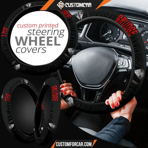 Horror Movie Steering Wheel Cover The Grudge Female Face 