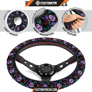 Horror Movies Steering Wheel Cover | Jason Voorhees Campfire