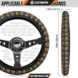 Horror Movies Steering Wheel Cover | Jason Voorhees