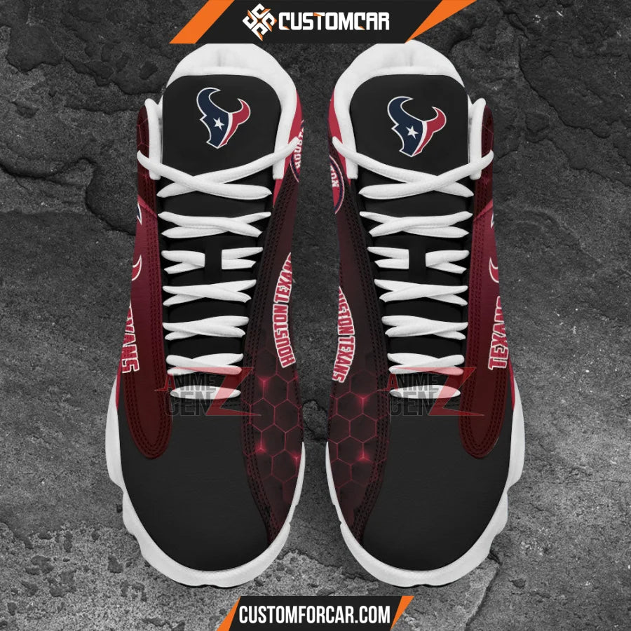 Houston Texans Air Jordan 13 Sneakers NFL Custom Sport Shoes