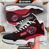 Houston Texans Air Jordan 13 Sneakers NFL Custom Sport Shoes