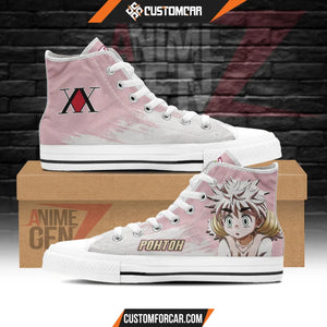 Hunter x Hunter Komugi High Top Shoes Custom Anime Shoes