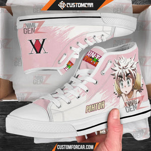 Hunter x Hunter Komugi High Top Shoes Custom Anime Shoes