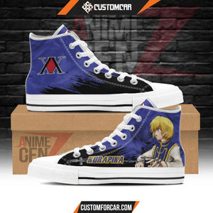 Hunter x Hunter Kurapika Kurta High Top Shoes Custom Anime