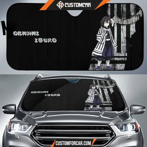 Iguro Obanai Demon Slayer Car Sun Shade Anime Car