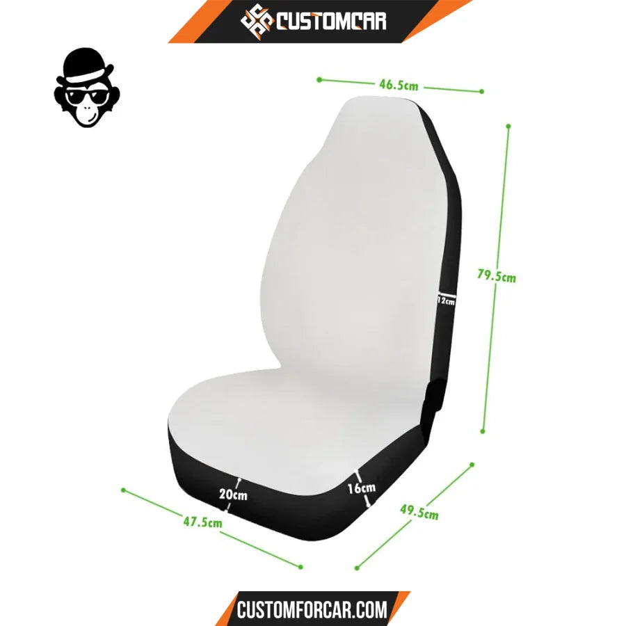 Incredible Line Pattern Chicago Bears Logo Car Seat Covers 