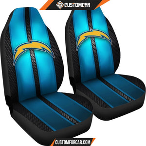 Incredible Line Pattern Los Angeles Chargers Logo Car Seat 