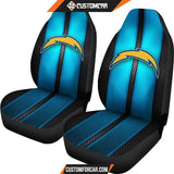 Incredible Line Pattern Los Angeles Chargers Logo Car Seat 