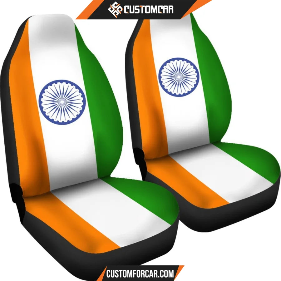 India Flag Car Seat Covers R031307 - New Car Seat Covers - 