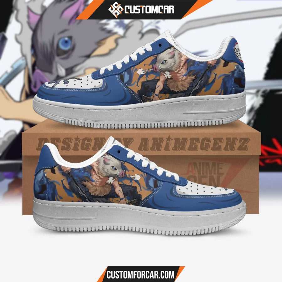 Inosuke Rengoku Air Sneakers Demon Slayer Custom Anime Shoes