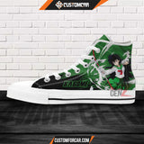 Inuyasha Higurashi Kagome High Top Shoes Custom Anime Shoes