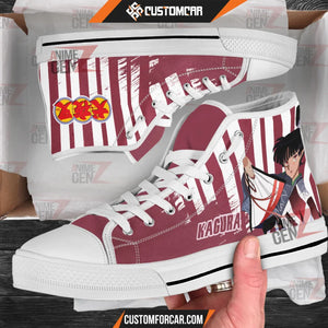 Inuyasha Kagura High Top Shoes Custom Anime Shoes