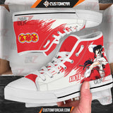 Inuyasha Kikyo High Top Shoes Custom Anime Shoes