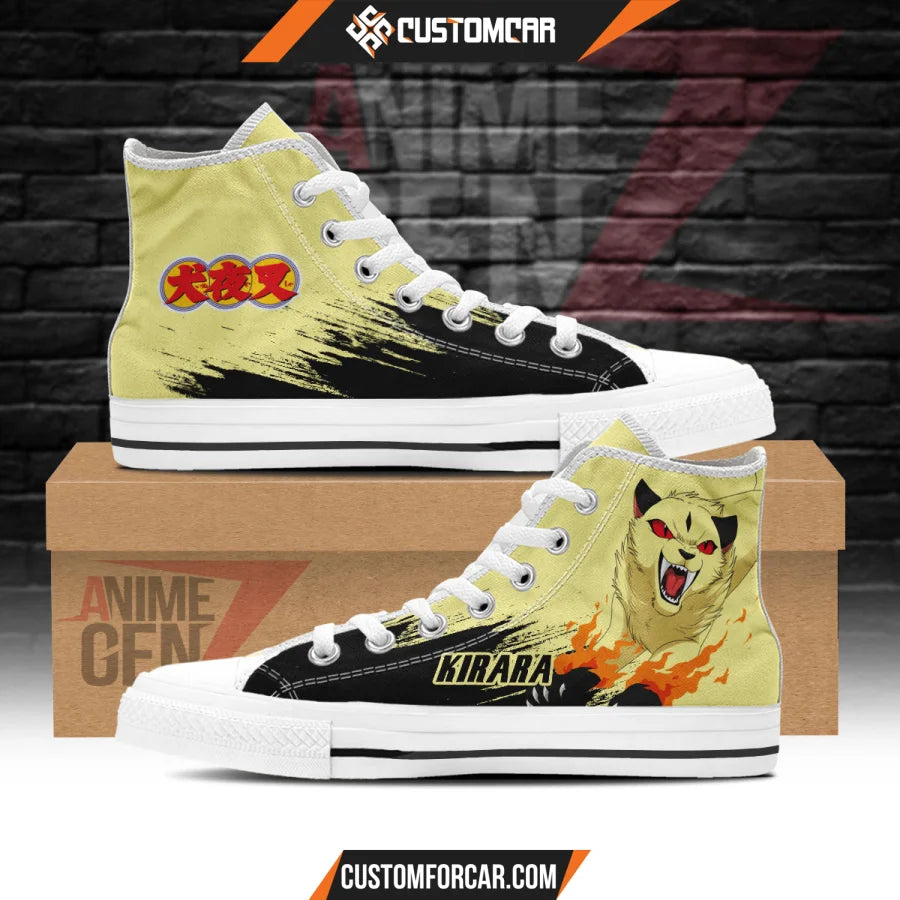 Inuyasha Kirara High Top Shoes Custom Anime Shoes