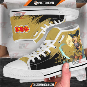 Inuyasha Kouga High Top Shoes Custom Anime Shoes