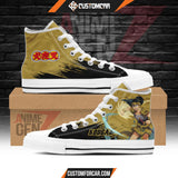 Inuyasha Kouga High Top Shoes Custom Anime Shoes