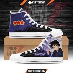 Inuyasha Miroku High Top Shoes Custom Anime Shoes