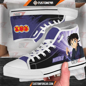 Inuyasha Miroku High Top Shoes Custom Anime Shoes