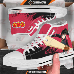 Inuyasha Sango High Top Shoes Custom Anime Shoes