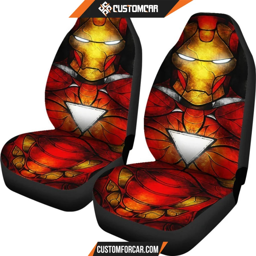 Iron Man End Game Avengers Marvel Car Seat Covers - Car Seat