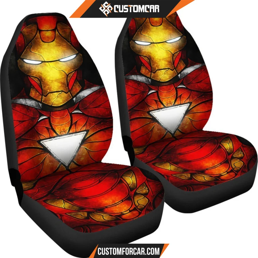 Iron Man End Game Avengers Marvel Car Seat Covers - Car Seat