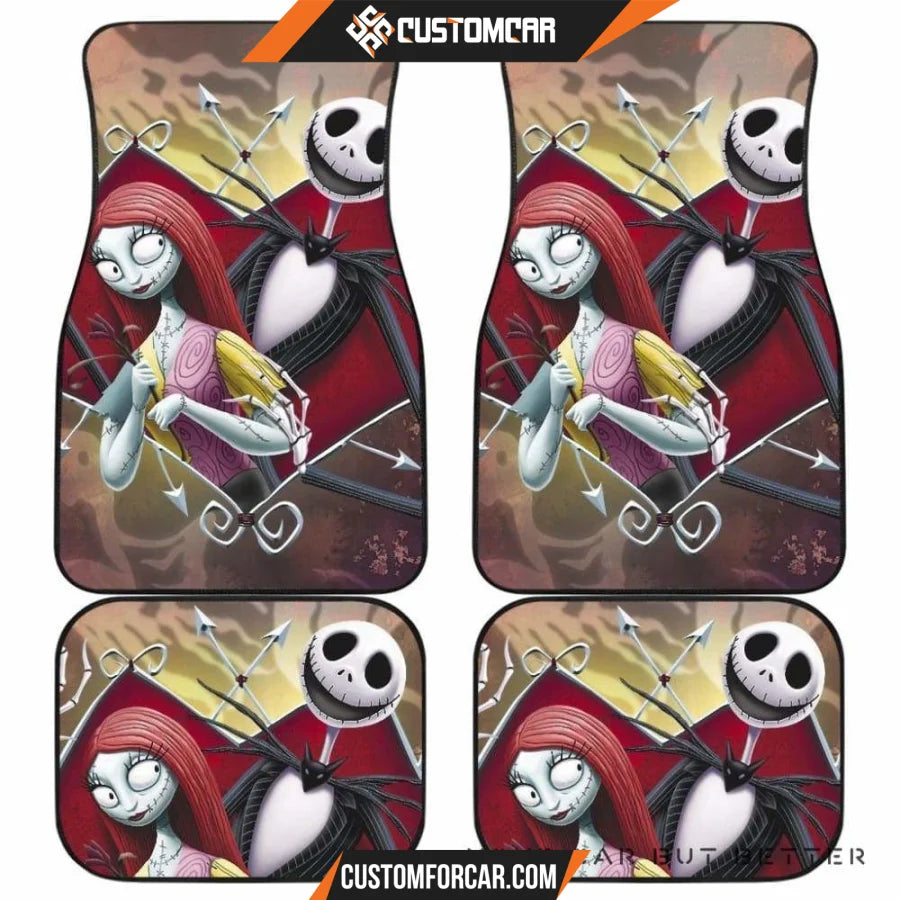 Jack And Sally Car Floor Mats Nightmare Before Christmas 