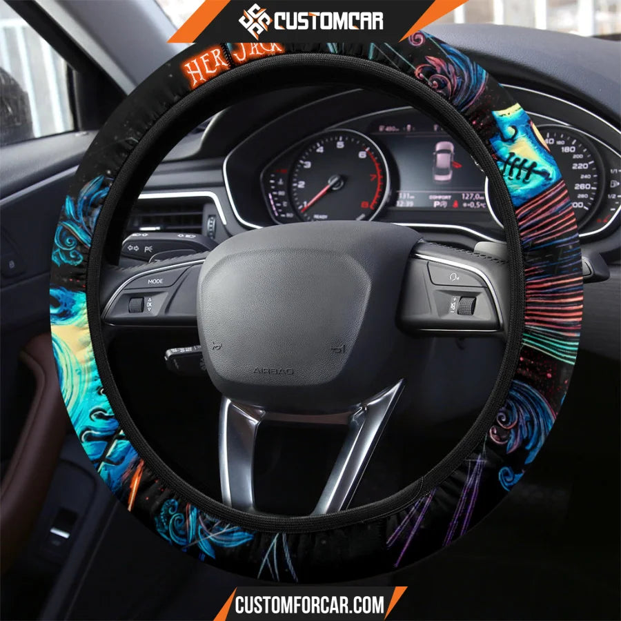 Jack And Sally Nightmare Before Christmas Steering Wheel